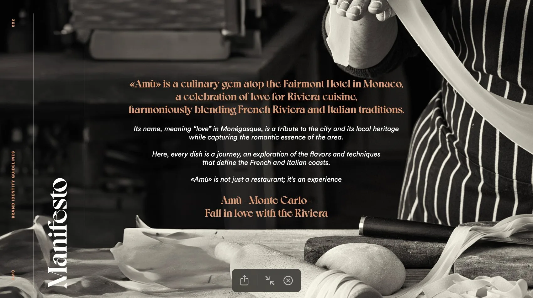 Fairmont Monte Carlo — Restaurant Amù, visuel 4